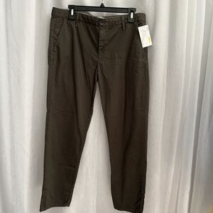 Joie Womens Pants  Olive Green Skinny Slim Chinos Casual Size 30